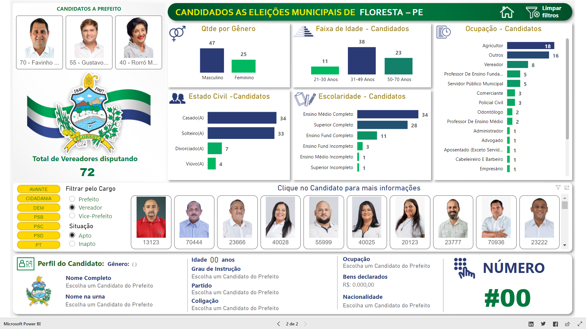 Imagem Indisponível do Painel: